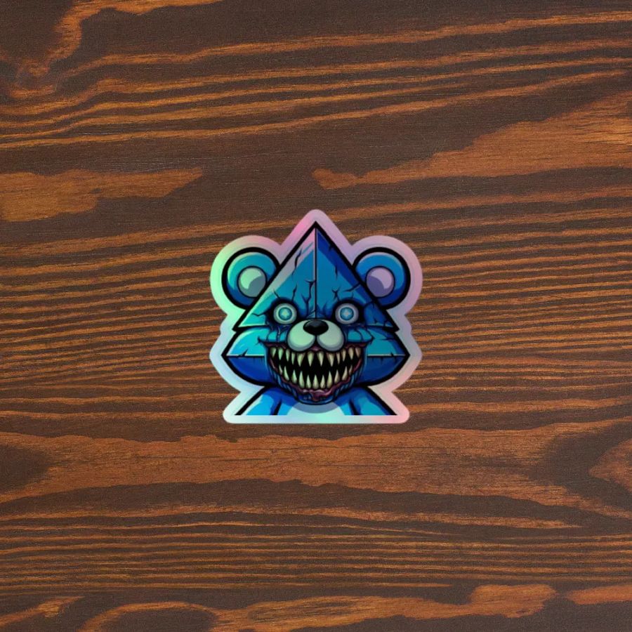 Fierce Bear Holographic Sticker Sheet product image (5)