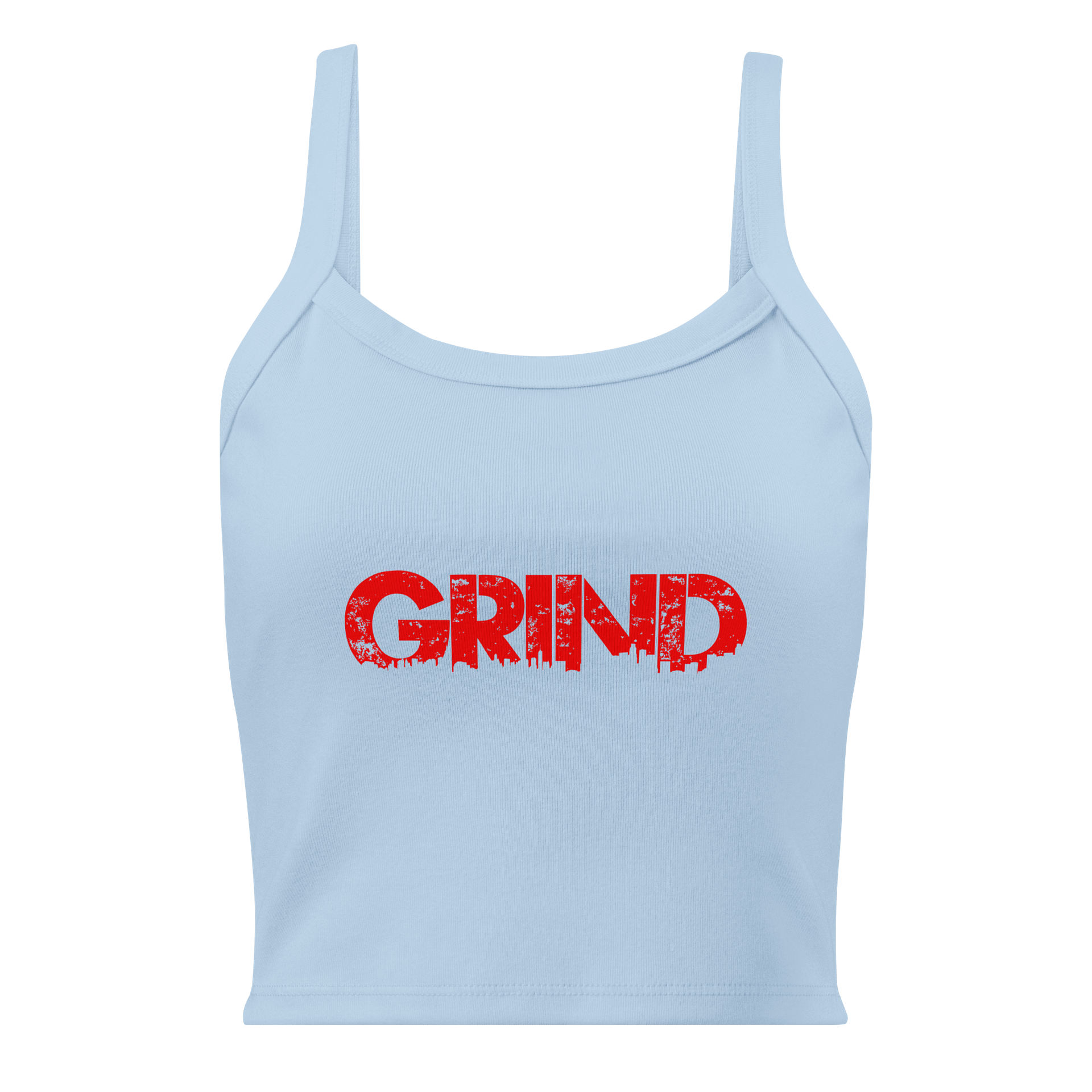 GRIND Drip Effect Ribbed Tank Top product image (1)