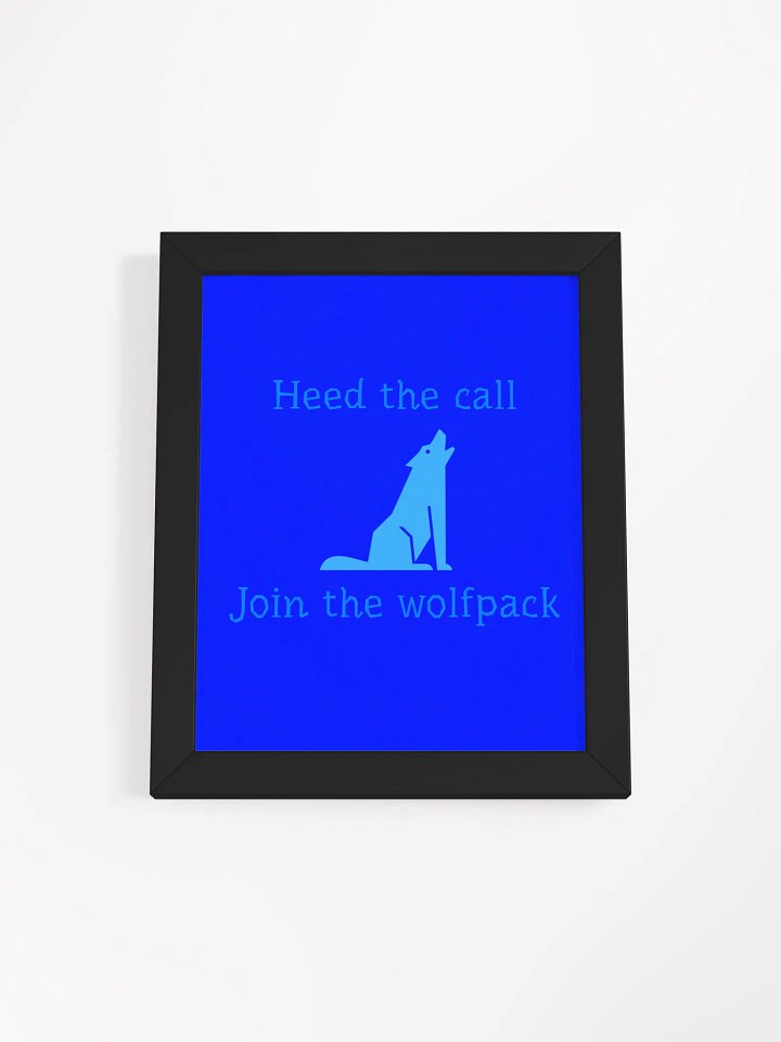 Howling Wolfpack Matte Poster product image (1)