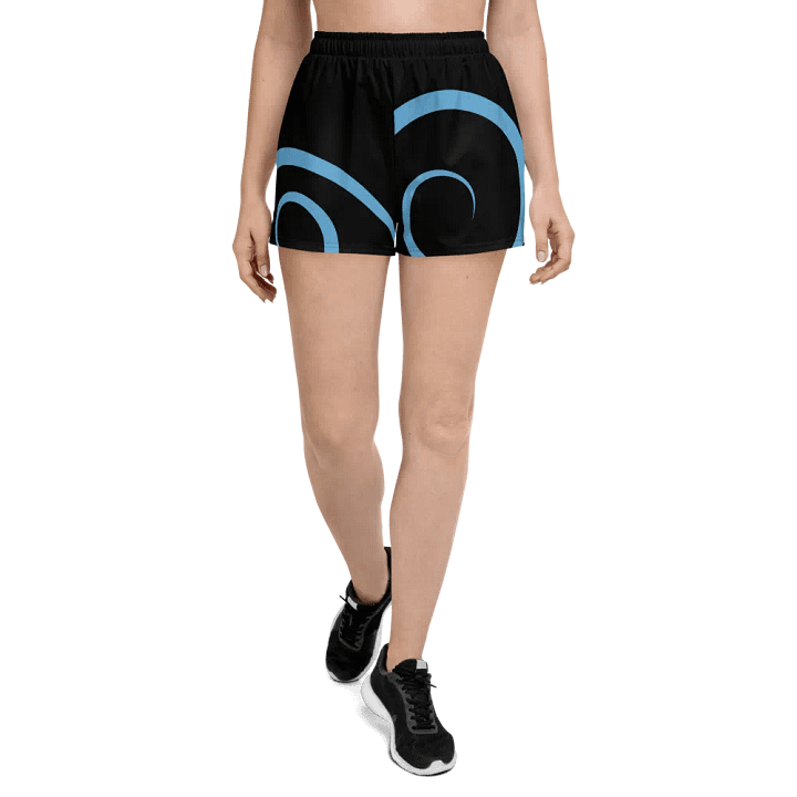 Flowing Swirls Women's Athletic Short Shorts product image (2)