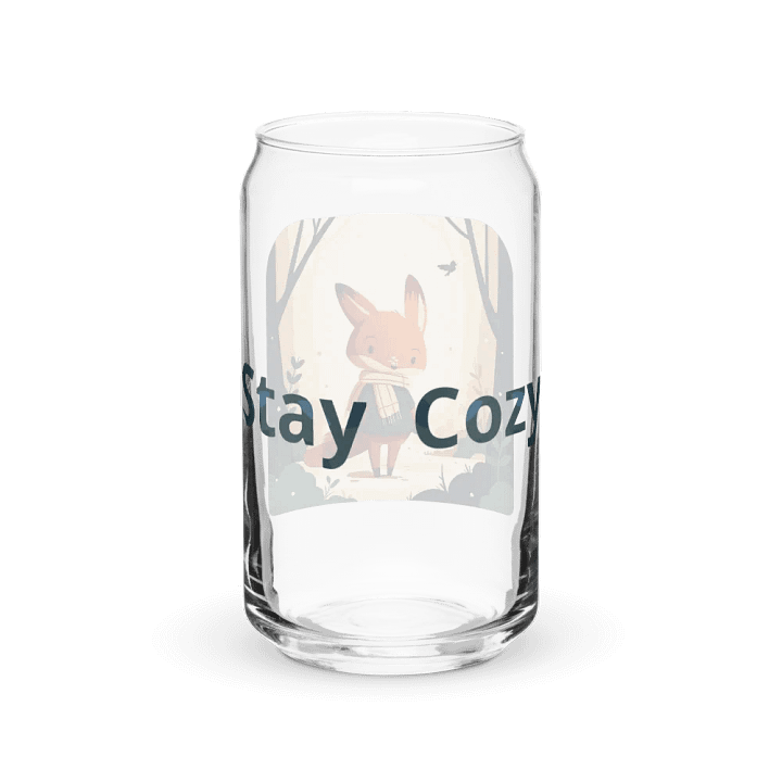 Cozy Forest Fox Glass product image (2)
