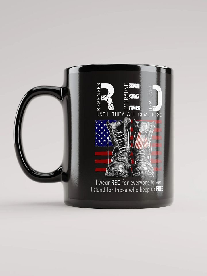 Red Until They All Come Home - Black Mug product image (2)