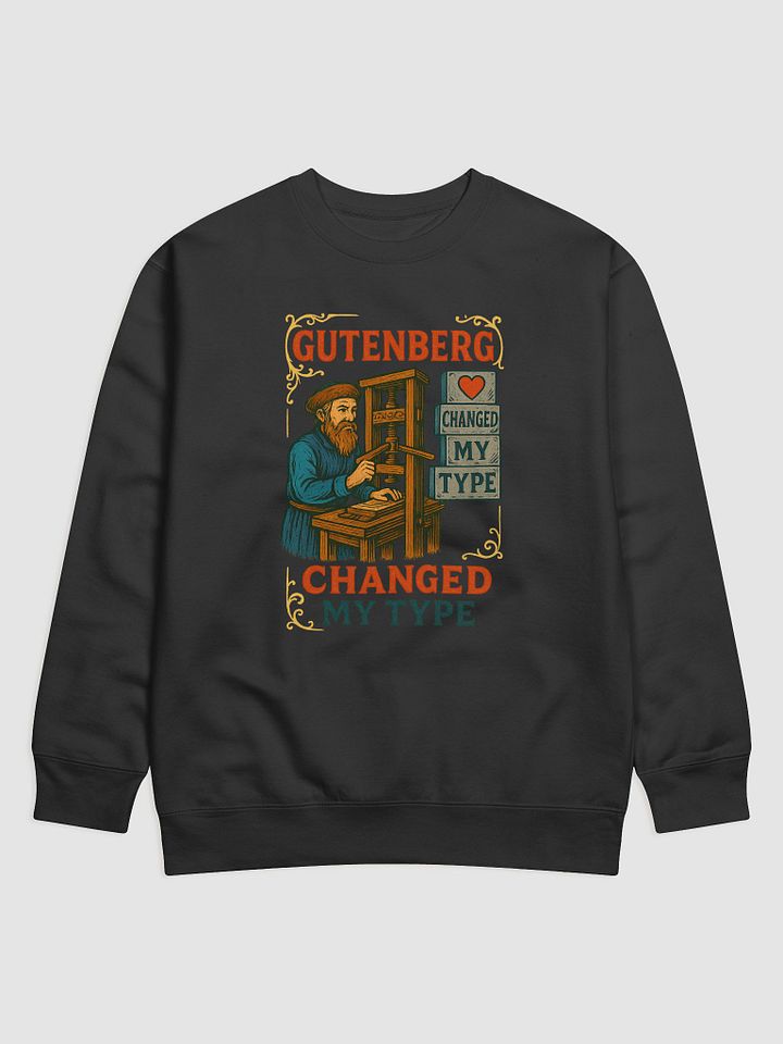 Vintage Printing Press Sweatshirt product image (1)