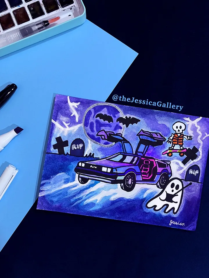 Spooky Speed Machine Art Print product image (2)