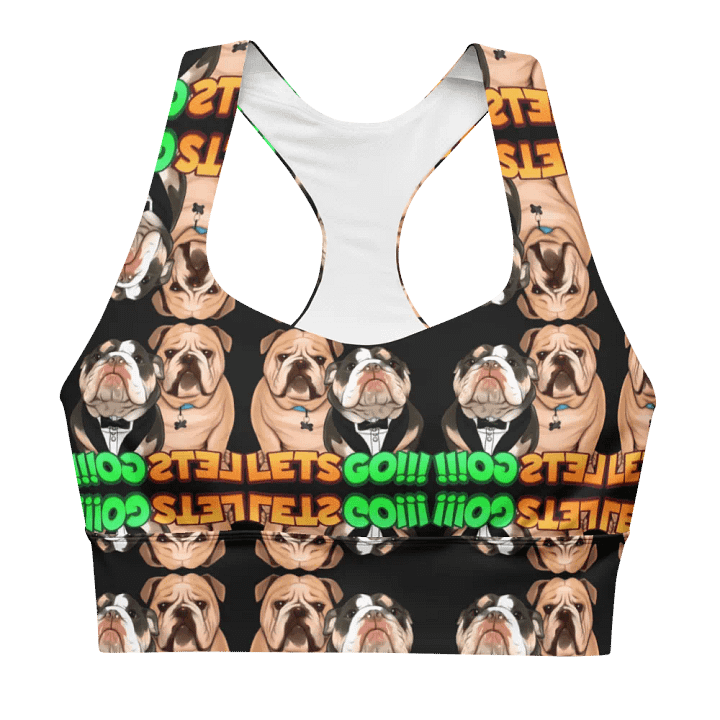 Straightedge Monster Let's Go!!! All-Over Print Longline Sports Bra product image (1)