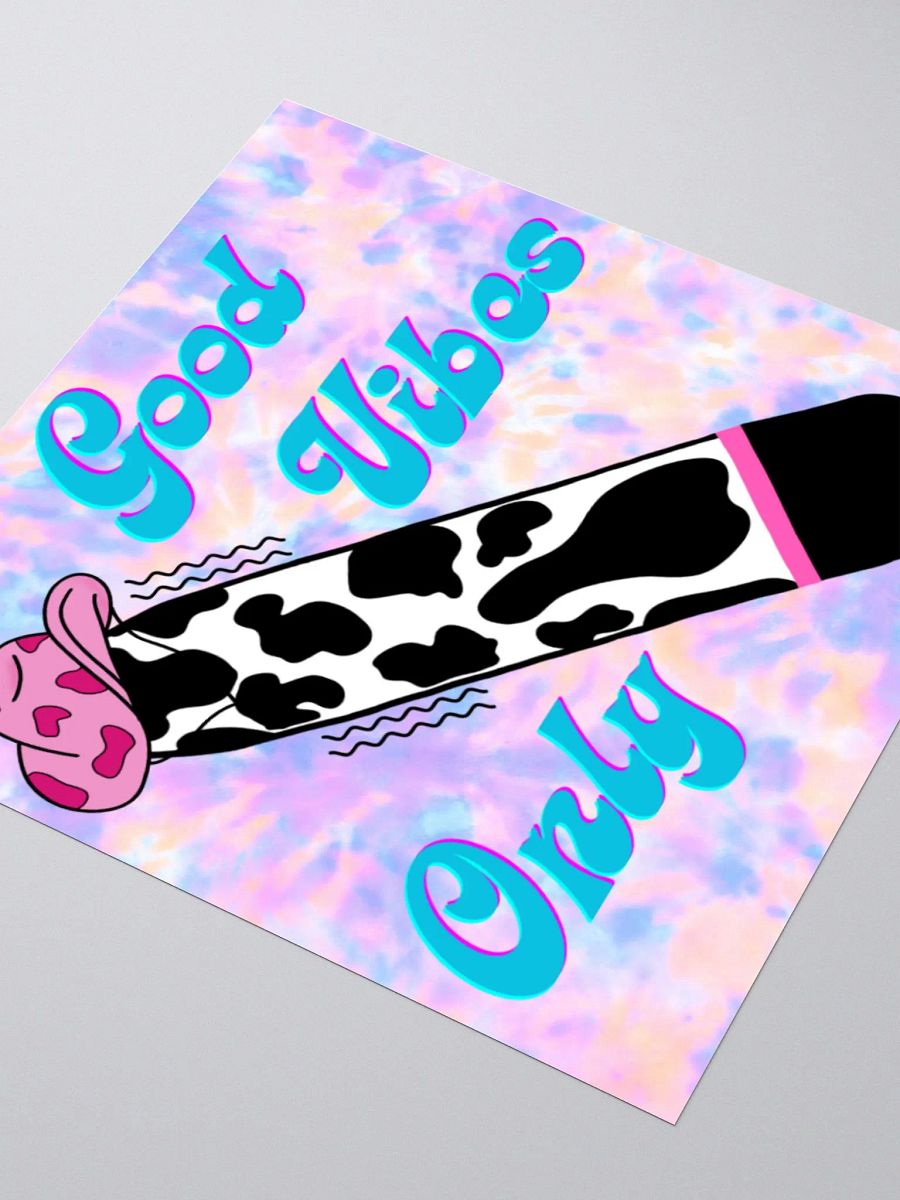 Good Vibes Only Matte Sticker product image (7)