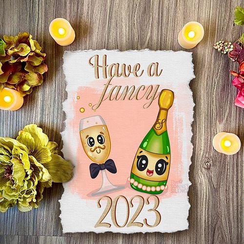 Stay fancy my friends. 

#happynewyear #happyholidays #happy2023 #2023 #newyear #digitalart #digitalillustration #kawaii #kaw...