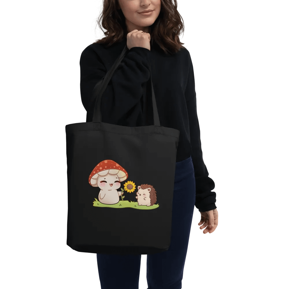 Mushie Hedgehog Eco-Friendly Tote product image (3)