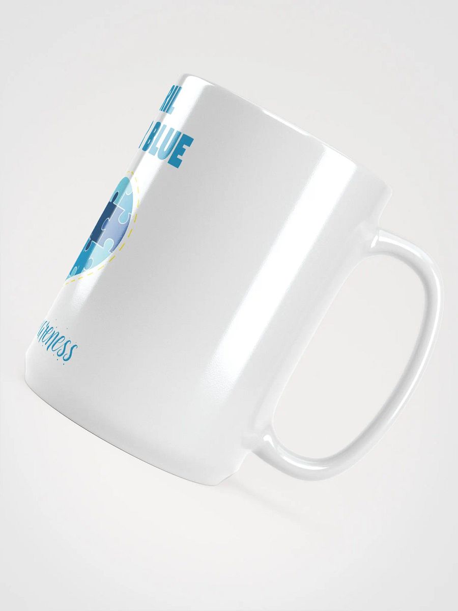 April Blue Puzzle Heart Mug product image (5)