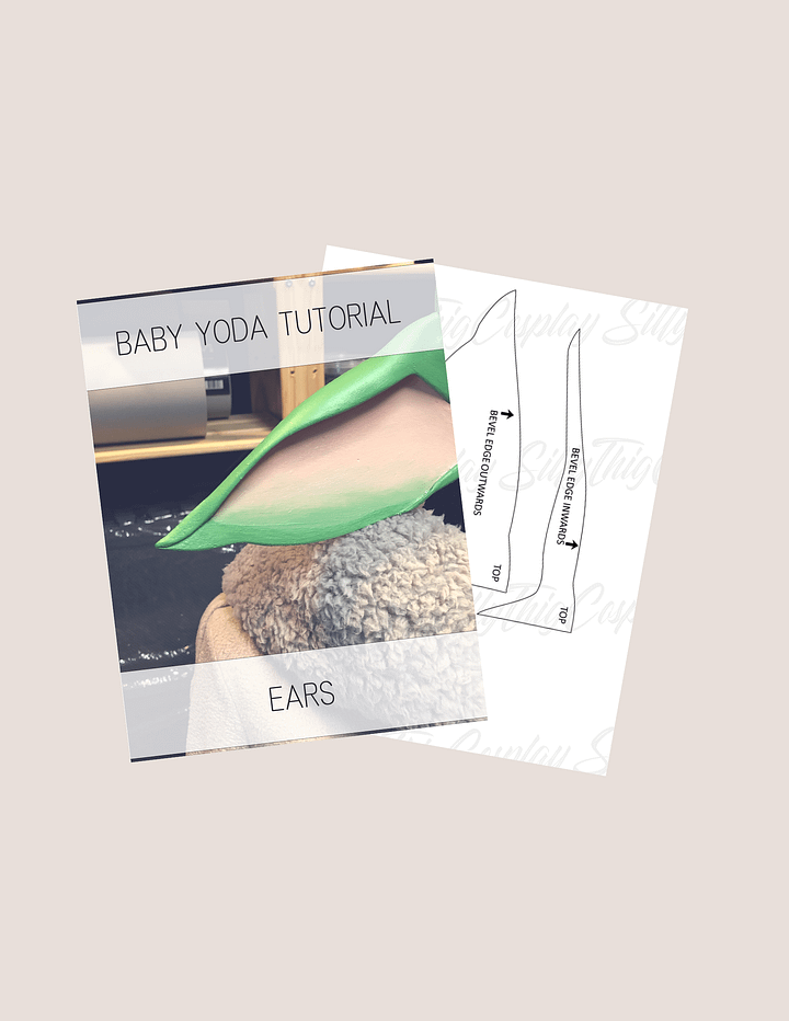 Baby Yoda Tutorial and Pattern (Ears Only) product image (2)