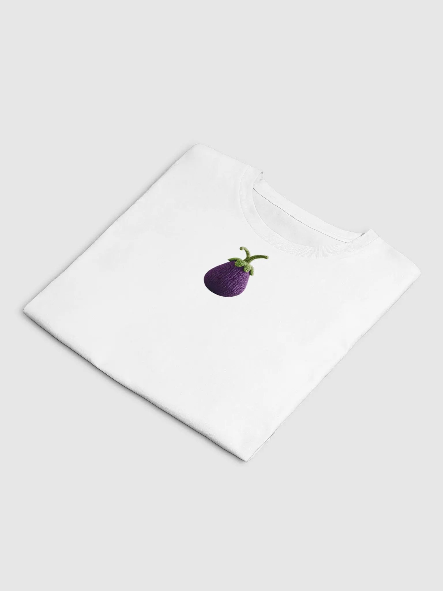 CozyAvocado Women's Premium Egg Plant Crop Top #5 product image (4)