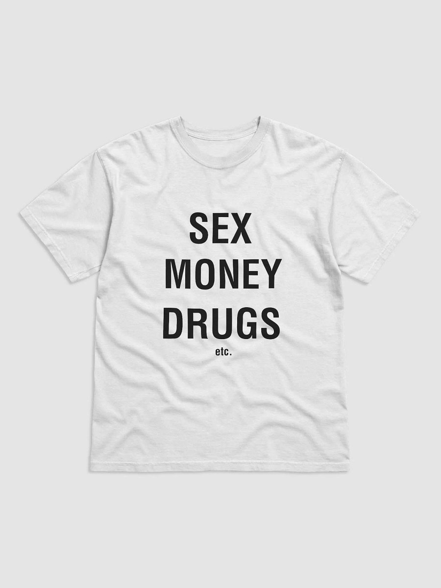 Sex, Money, Drugs (white) product image (1)