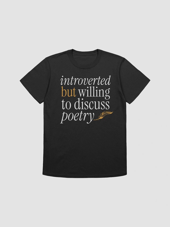 Funny Introverted Poet T-shirt product image (2)