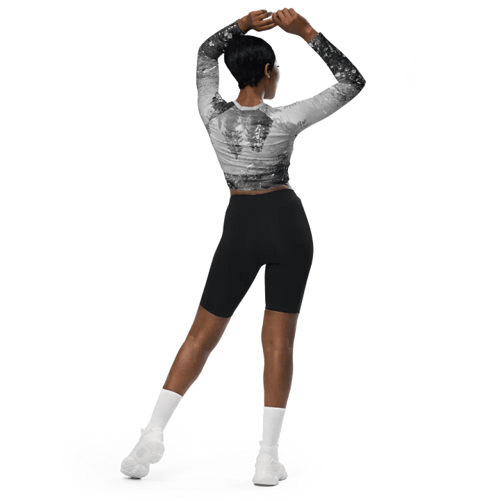 Take a mental break and recharge your batteries. Long sleeve cop top. product image (2)