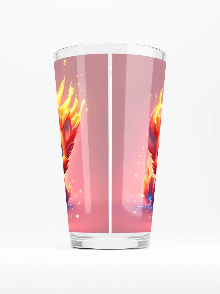 Fire Cat Pint Glass product image (2)