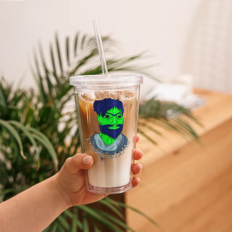 LooksGut2Me Clear Plastic Tumbler product image (11)