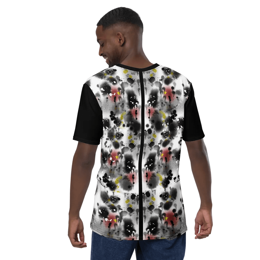 SplatterWear #8 Men's Crew Neck Poly Tee/Inky product image (2)