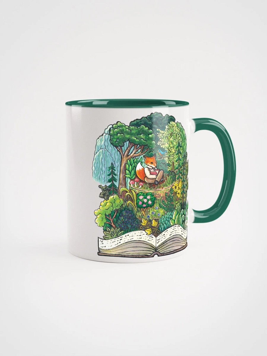Fantasy Forest Fox Cake - Mug with Inside Color product image (2)
