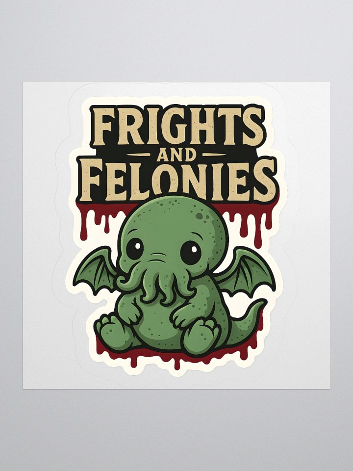 Frights and Felonies Creature Kiss Cut Stickers product image (2)