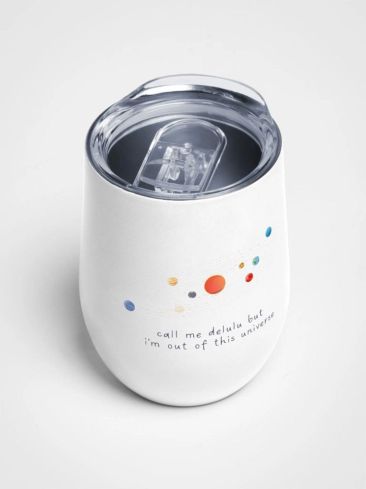 Out of This Universe Solar System Sip Wine Tumbler | Space-themed Daily Essentials product image (2)