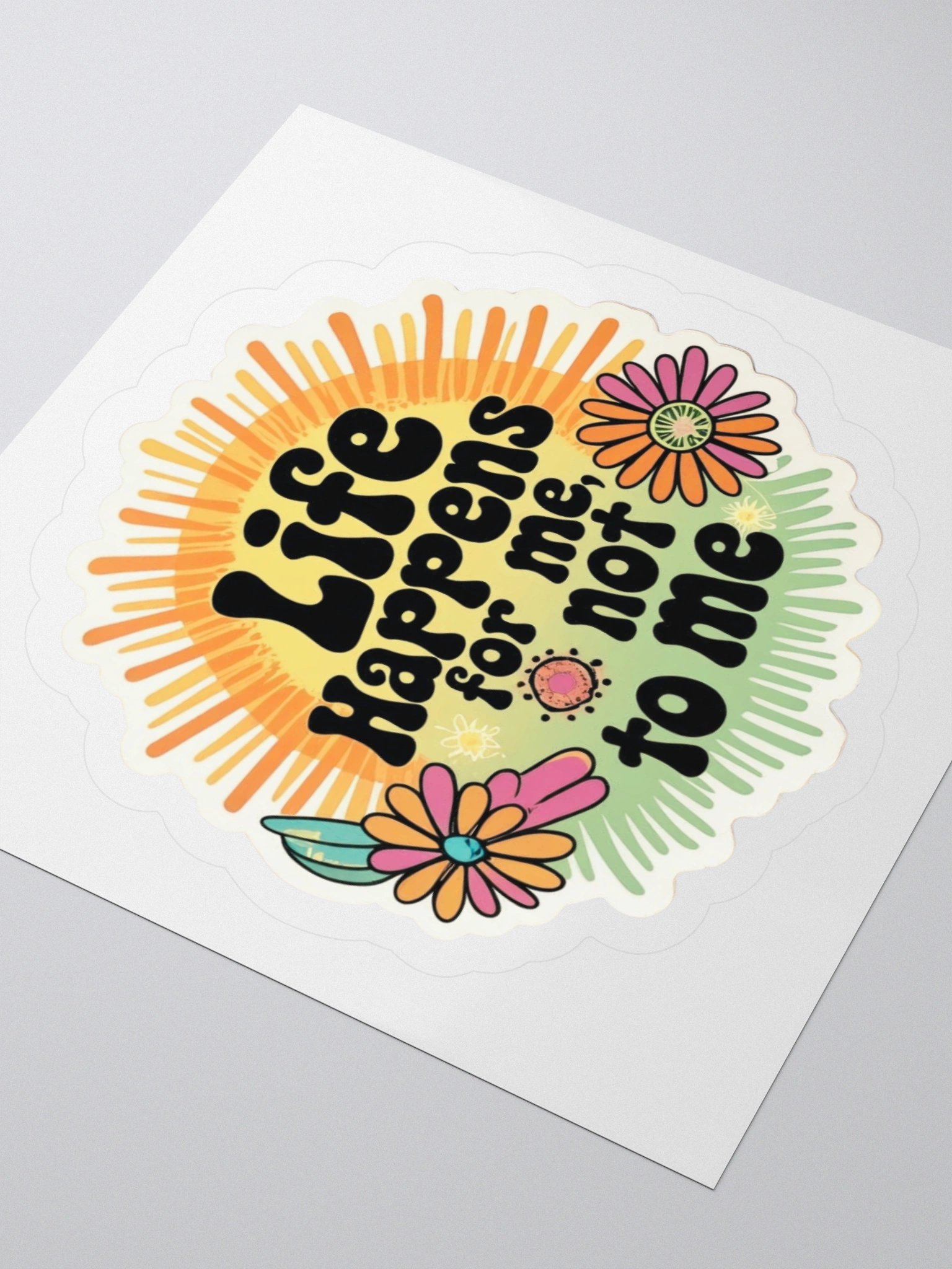 Life Happens For Me Kiss Cut Sticker product image (7)