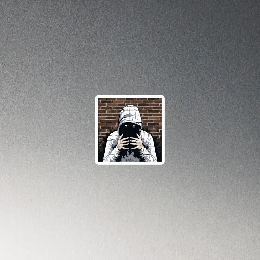 PREMIUM VINYL MAGNET ⚫️ Crow Man's Dark Reflections product image (2)