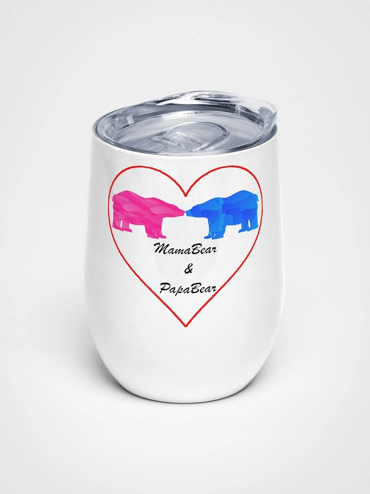 Mama & Papa Bear Wine Tumbler product image (1)
