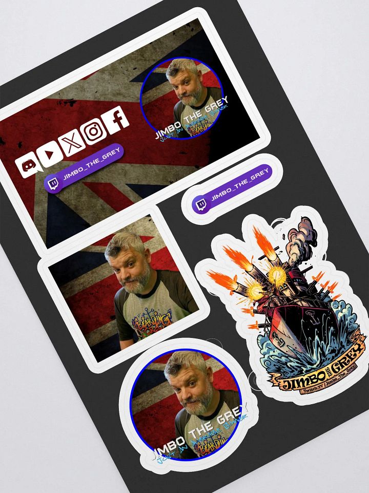 Jimbo Sticker Sheet product image (2)
