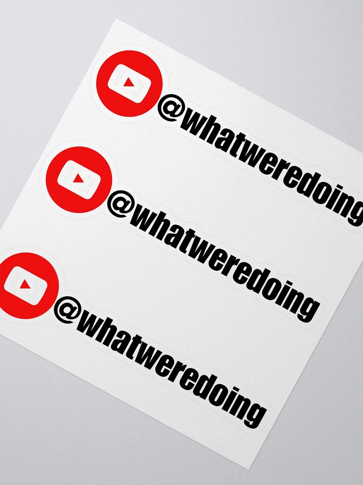 Spread the Word Stickers (Black) product image (2)