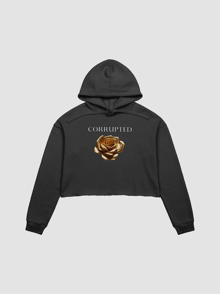 Corrupted Fleece Crop Hoodie product image (1)