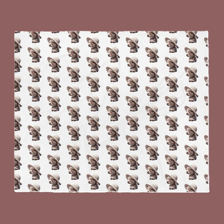 Donkey Vibes Throw Blanket product image (2)