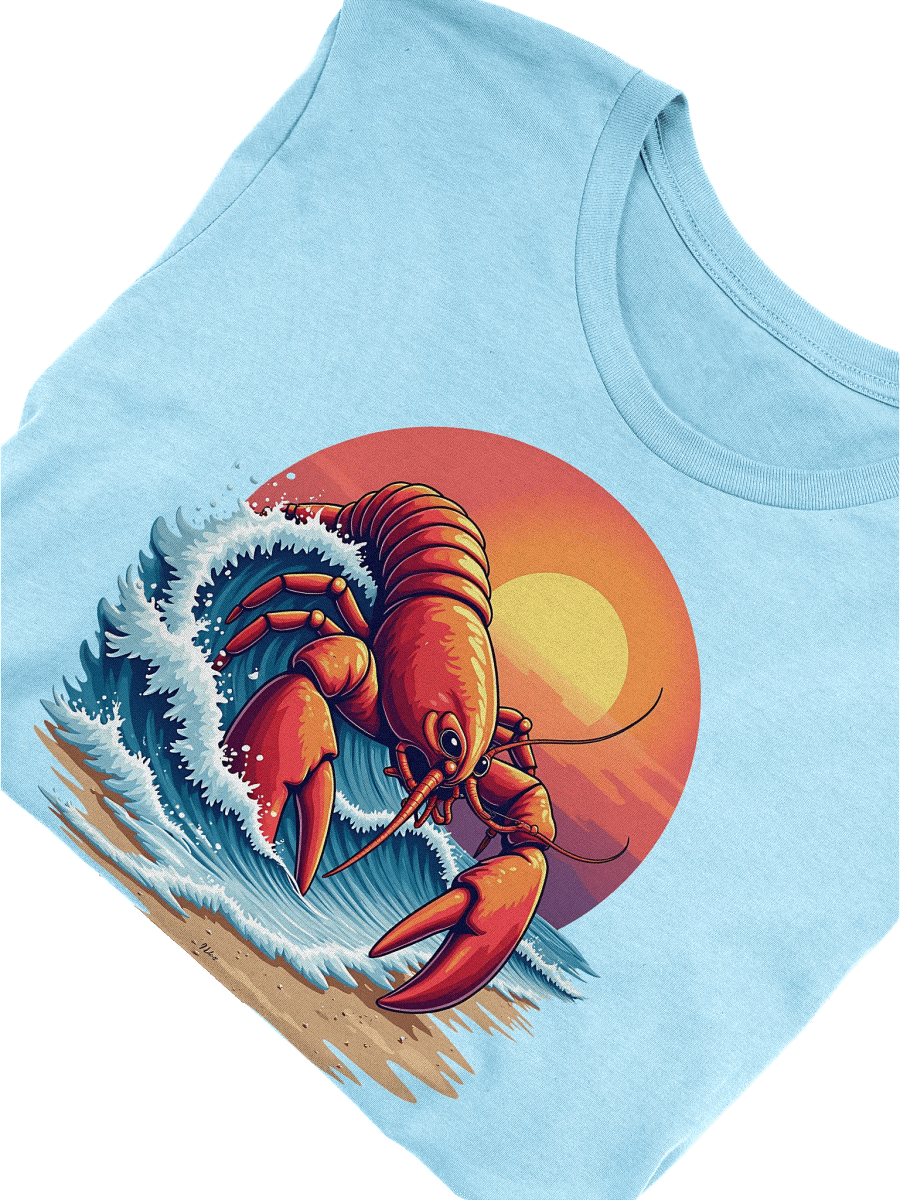 Lobster Mirage | Surreal Coastal Art Unisex T-Shirt product image (20)