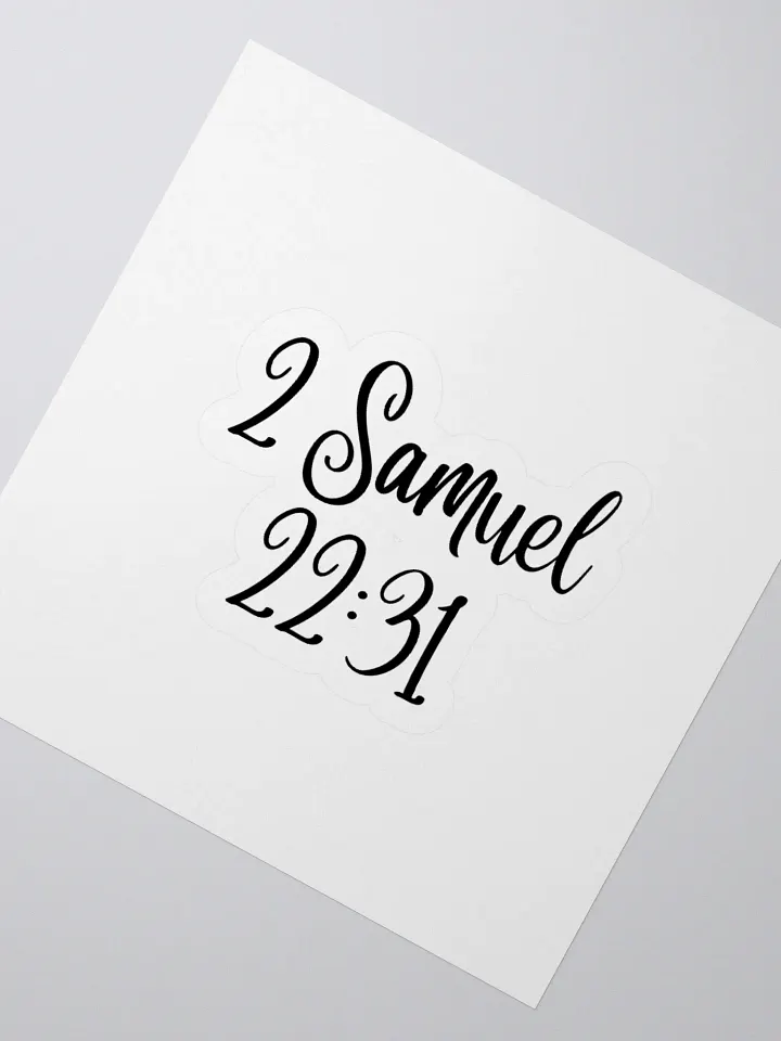 2 Samuel 22:31 product image (6)