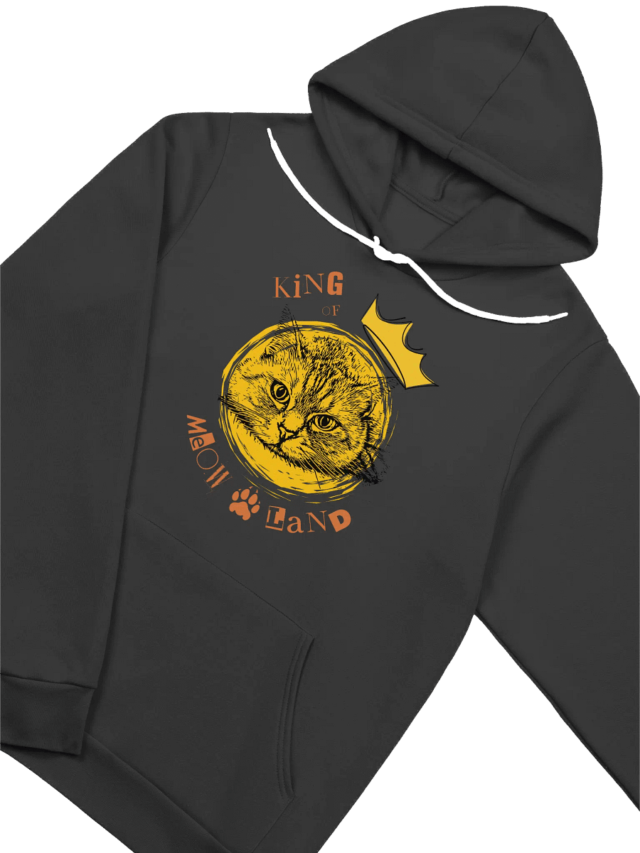 King of Meowland Cat Lover Hoodie product image (2)