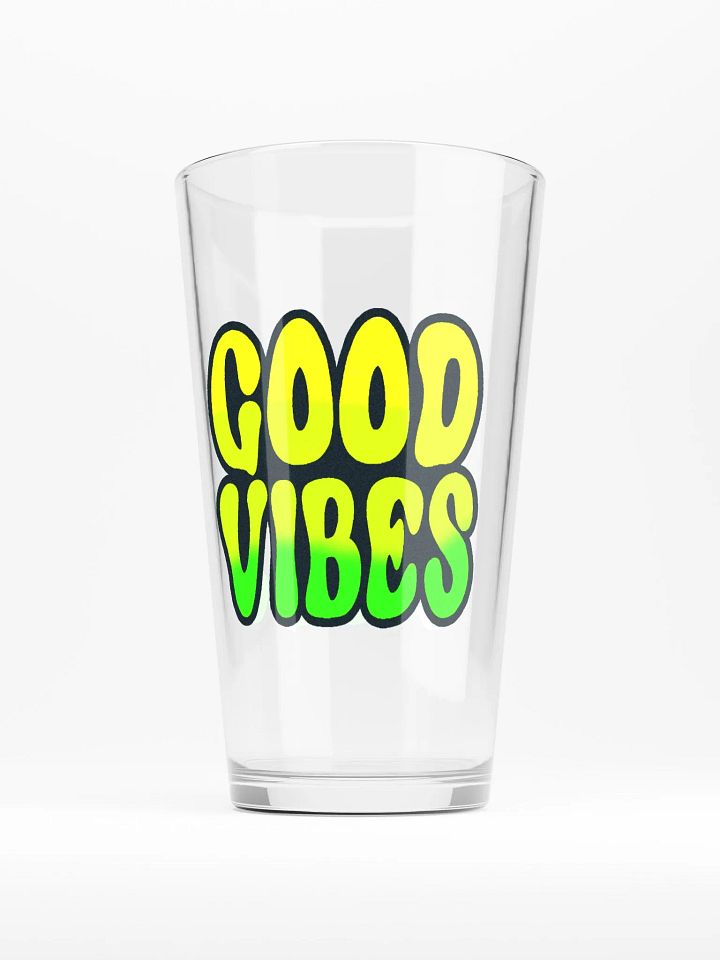 Good Vibes Pint Glass product image (1)