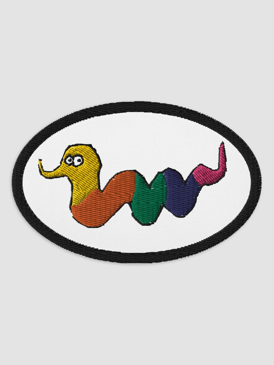 Inch Worm 4 inch oval patch product image (2)