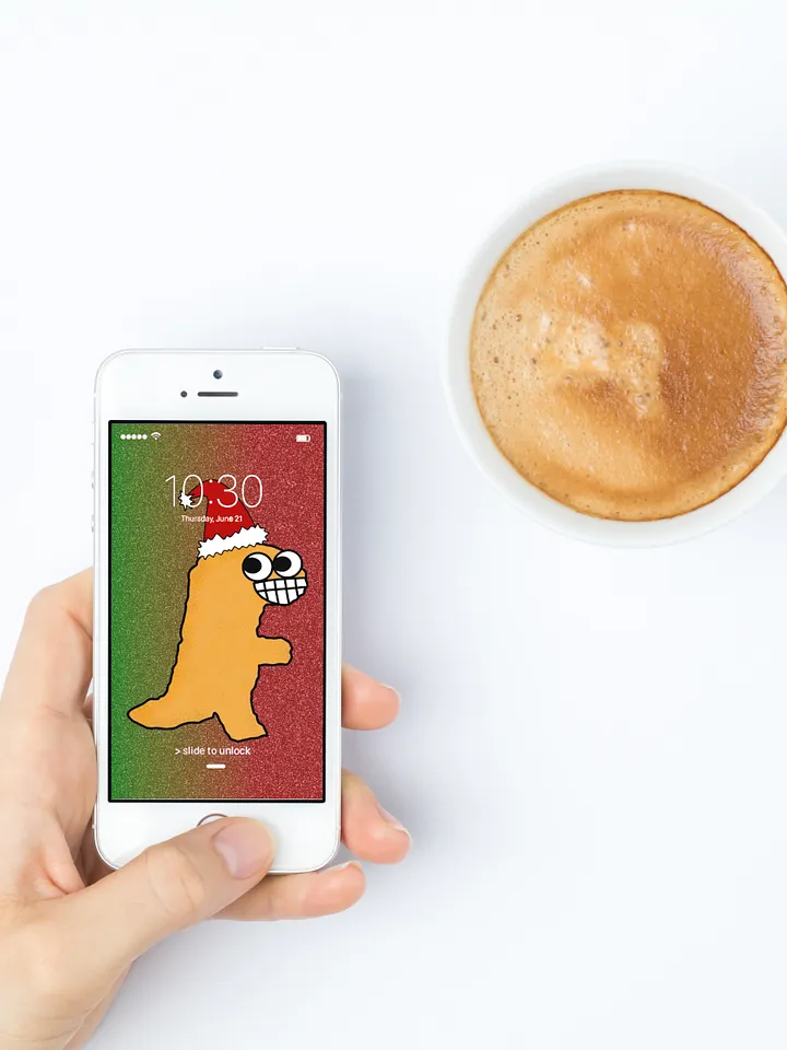 Dino Nuggies Holiday Phone Wallpaper Pack product image (2)