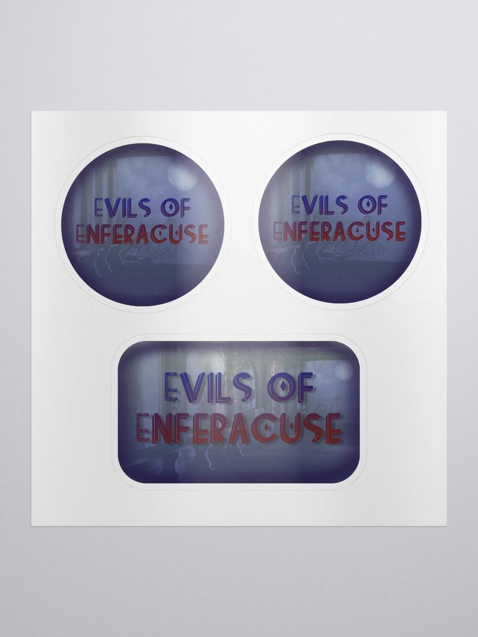 Evils of Enferacuse Sticker Set #1 product image (1)