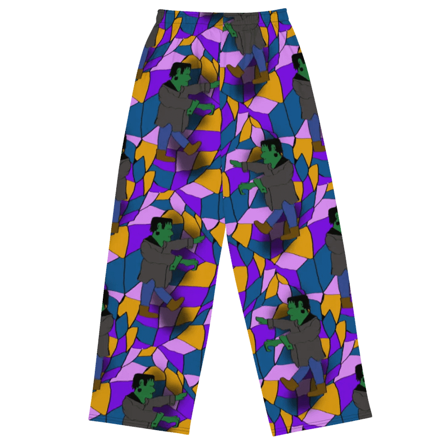 Frankenstein Pattern Wideleg Pants product image (1)