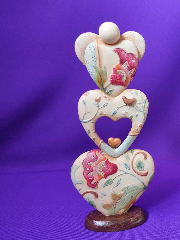 Corações ou anjo? Totem único que encanta product image (2)