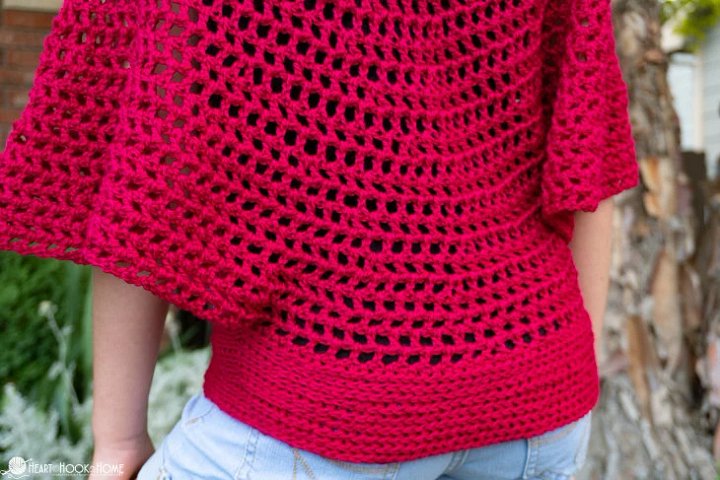 On Point Poncho Crochet Pattern - CHILD SIZES product image (2)