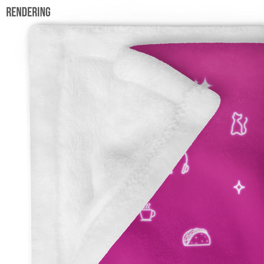 Simply Pink & Purple Cozy Vibes Blanket product image (4)
