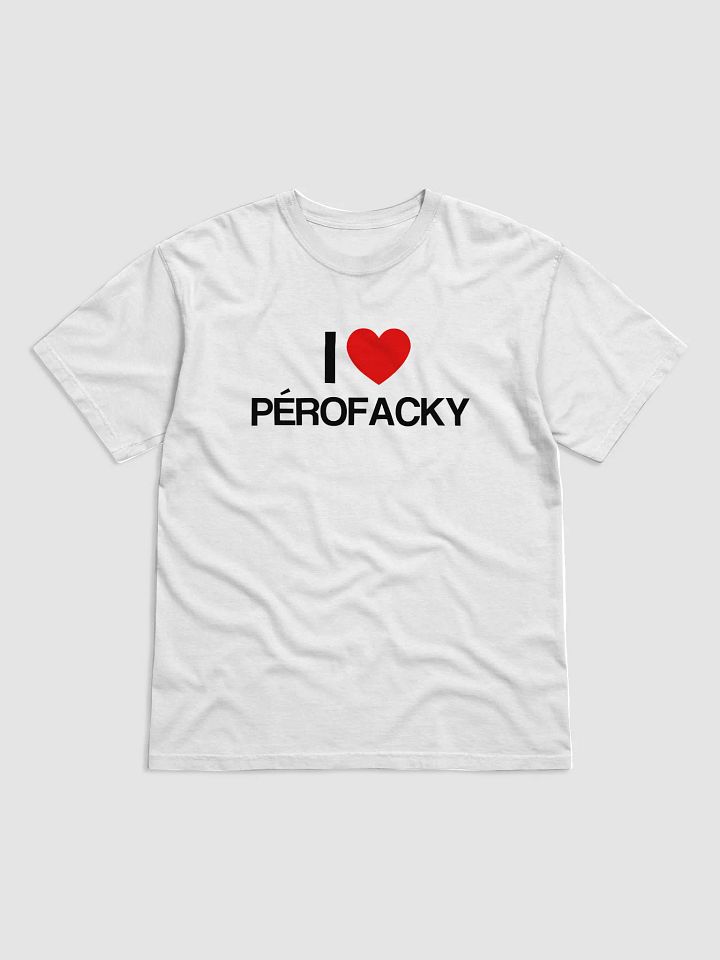 I ♥️ Perofacky t-shirt white product image (1)