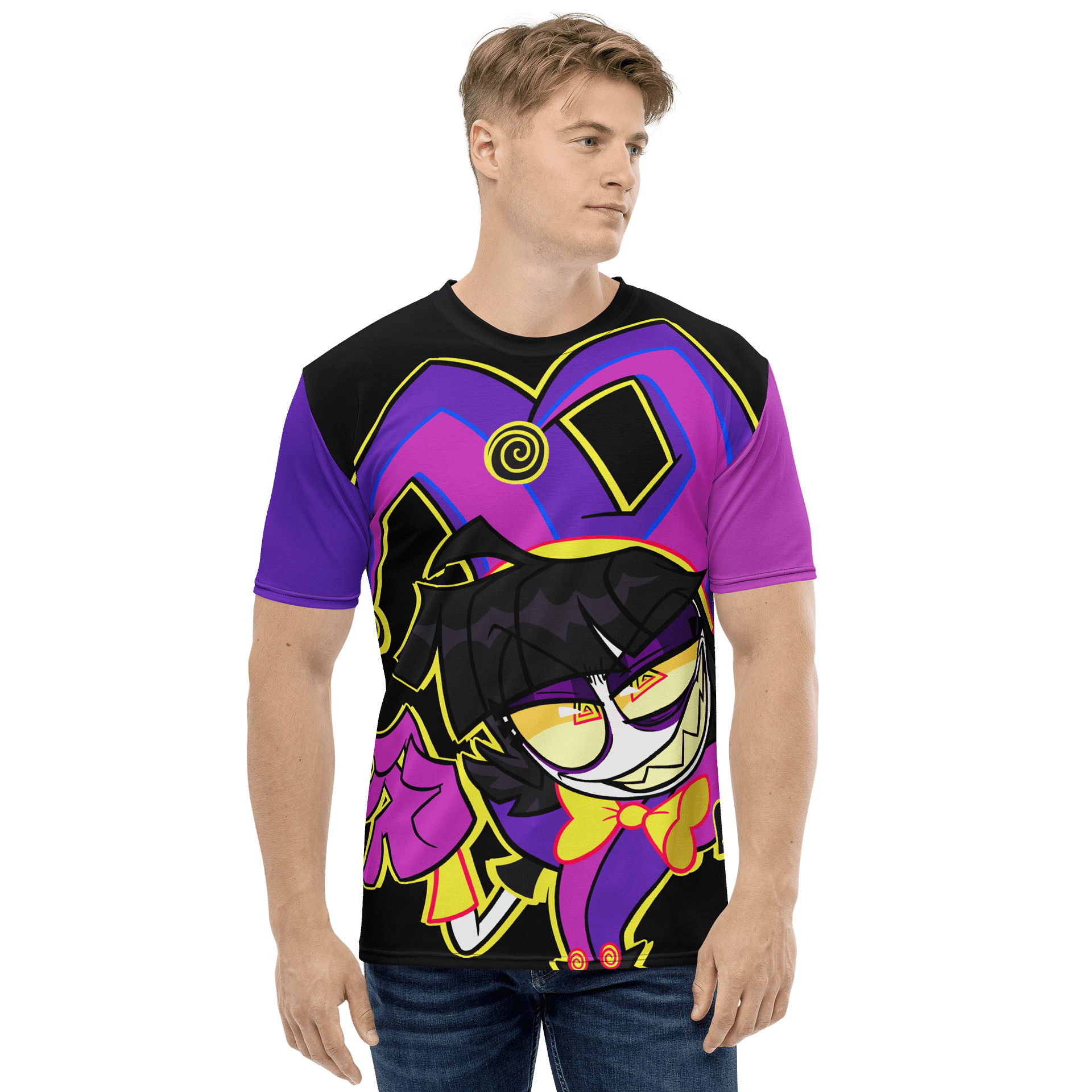 A Little Bit Bad - POX All Over Short Sleeve (Purple/Pink Sleeves) product image (1)