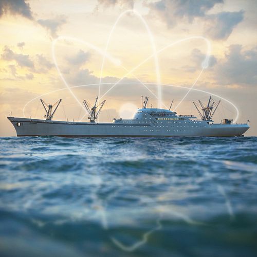 A typical ship burns as much as 22,000 barrels of bunker oil to make a trip around the world. The NS Savannah could make the ...