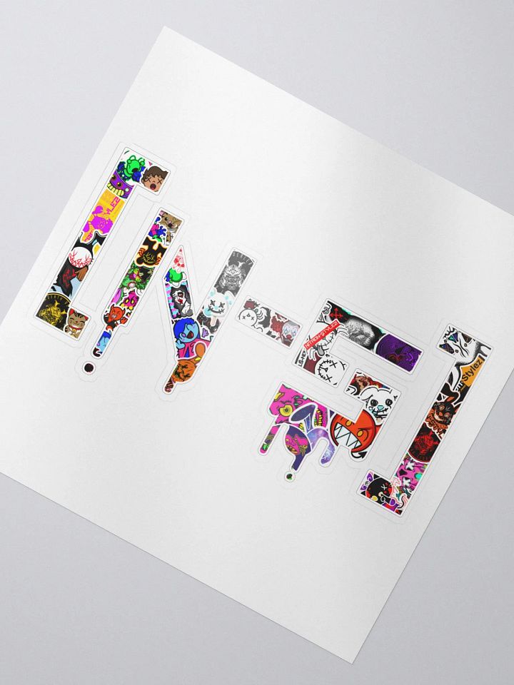 Wave 5 - Sticker Bomb Logo Kiss Cut Sticker product image (2)