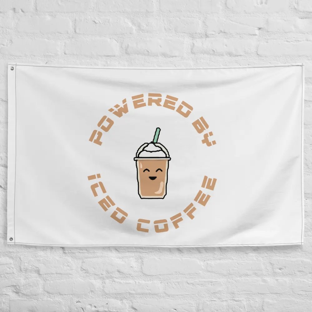 Powered By Iced Coffee Flag product image (10)