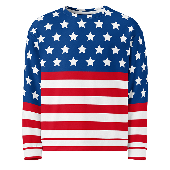 Stars & Stripes All-Over Print Sweatshirt product image (1)