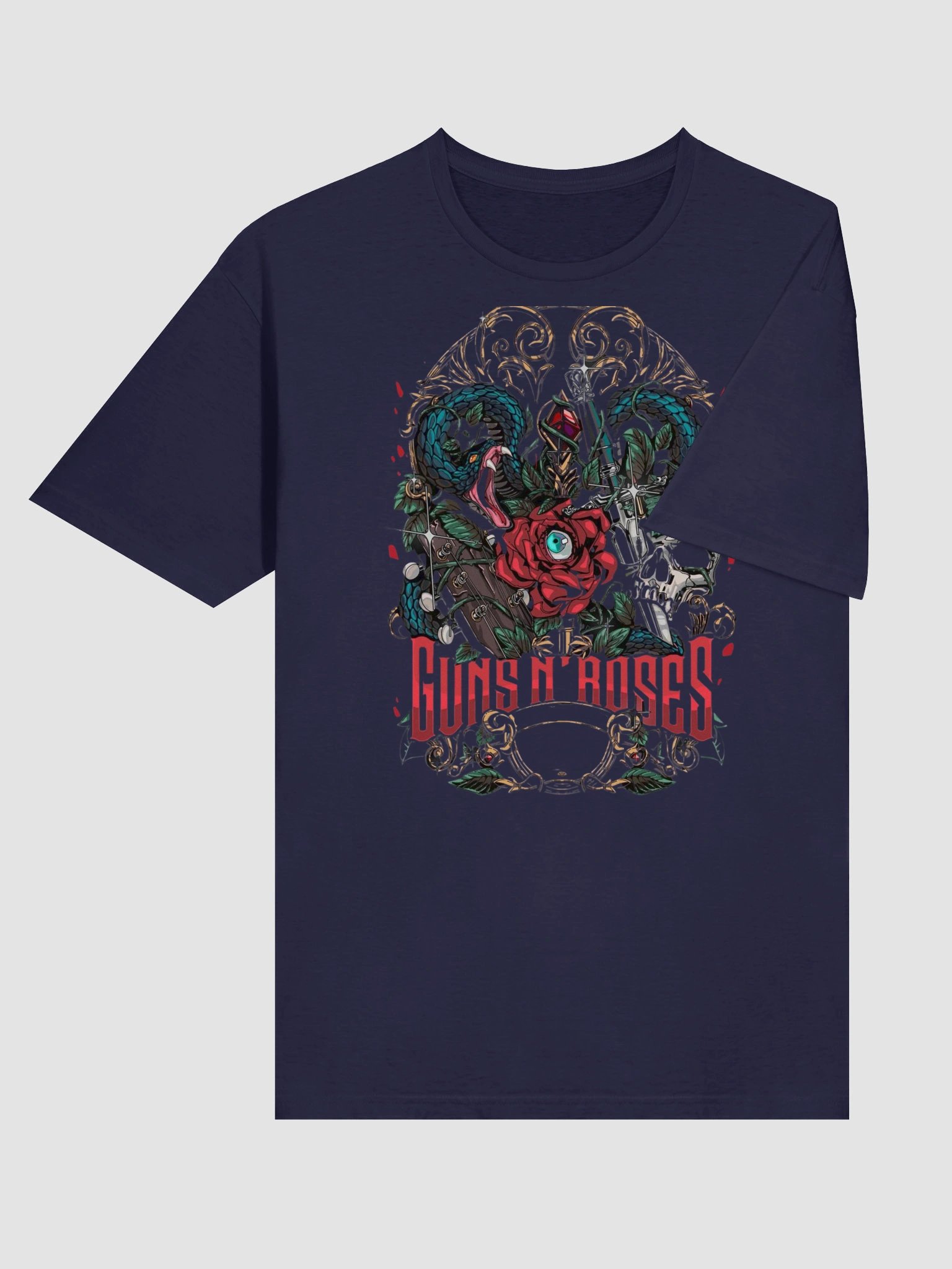 Guns N' Roses T-Shirt - Use Your Illusion Snakes & Roses Crest product image (4)