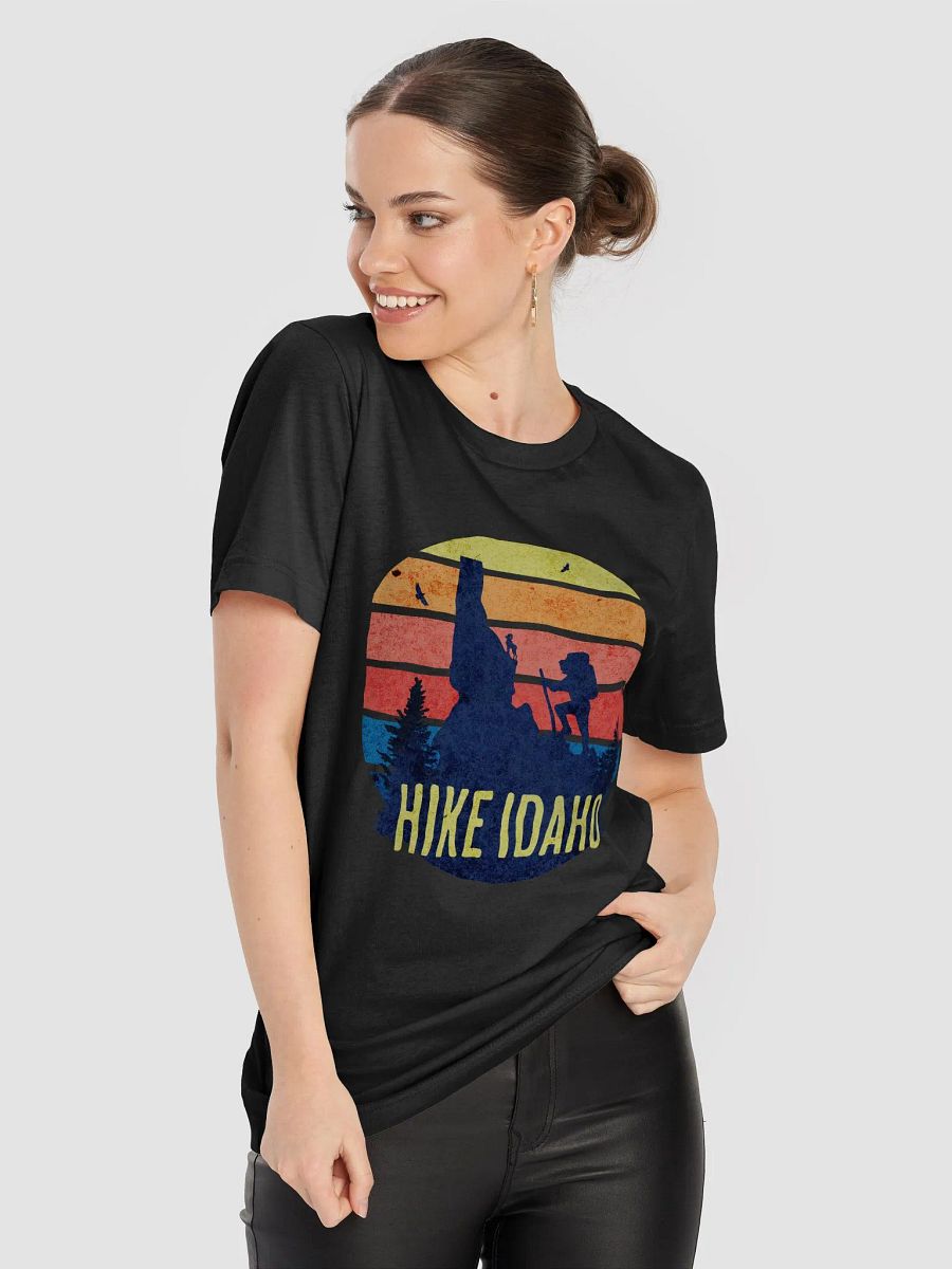 Hike Idaho retro mountain shirt, adventure hiking Tshirt, Idaho lover tee product image (8)